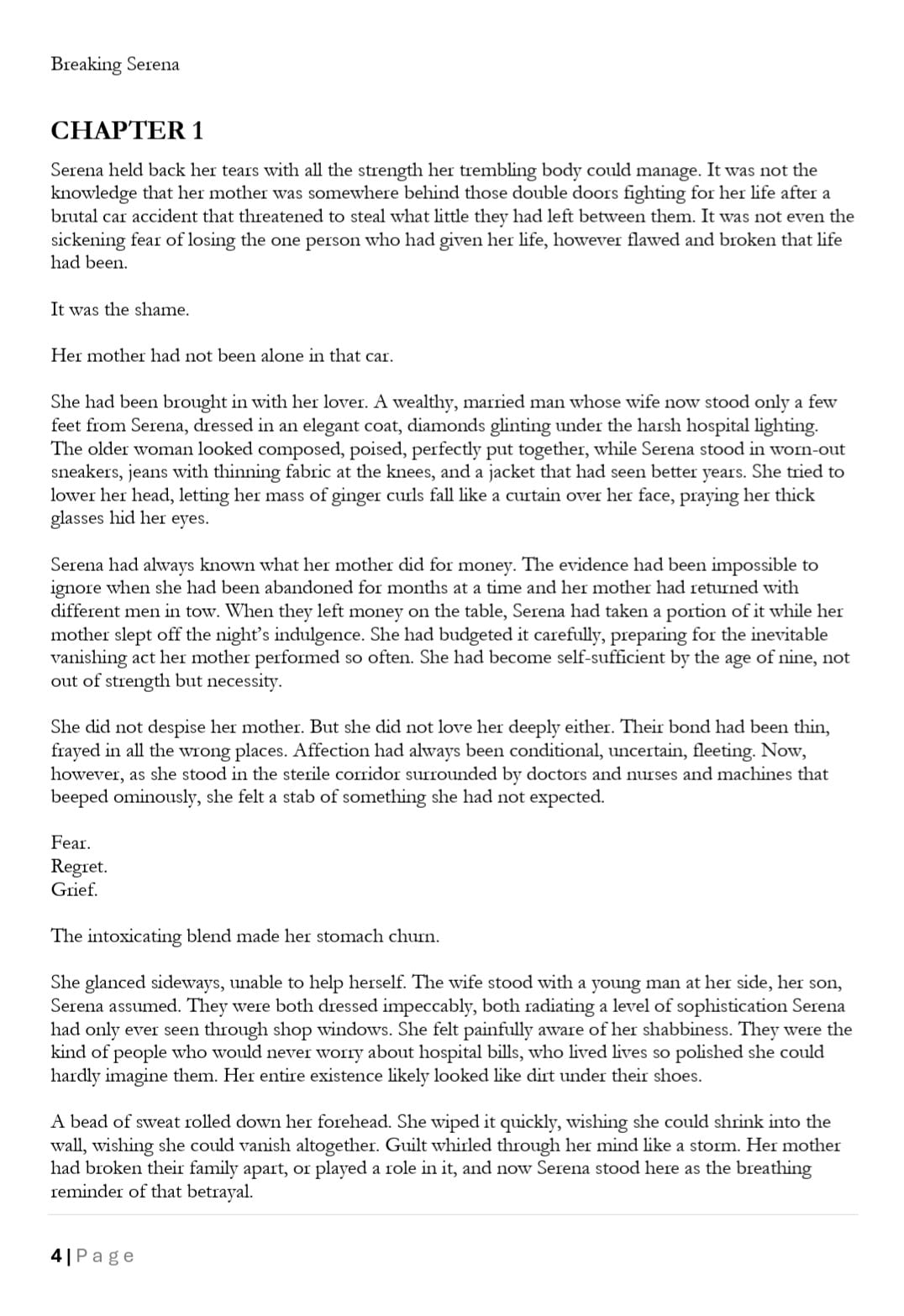 Breaking Serena - Full Exclusive Rights